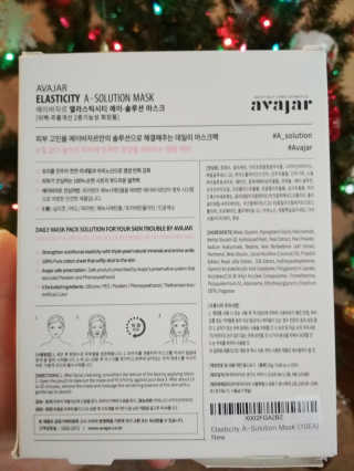 Avajar A-Solution 마스크 — 5점을 준 리뷰어가 2020년 12월 올린 사용 사진
