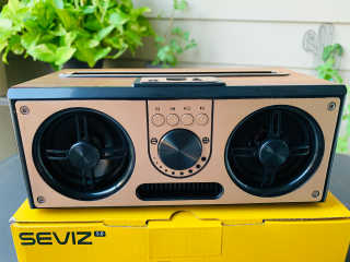 SEVIZ RETRO20W 레트로 블루투스 스피커 — 5점을 준 리뷰어가 2020년 10월 올린 사용 사진