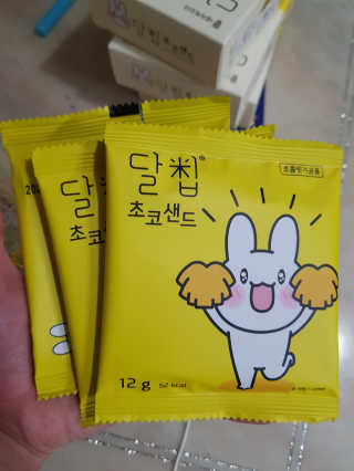 네이처오다 달칩 초코샌드 — 5점을 준 리뷰어가 2020년 7월 올린 사용 사진