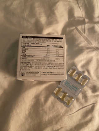 JW중외제약 마이코드 알티지 오메가3 1000 mg — 5점을 준 리뷰어가 2020년 7월 올린 사용 사진