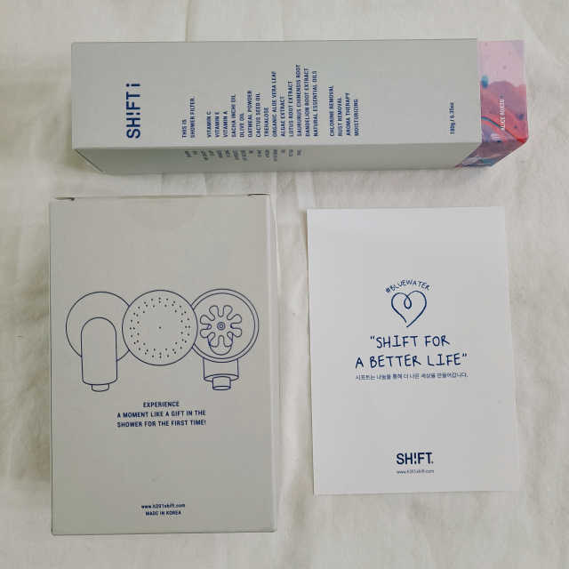 시프트 에센스샤워기 [앨리스 본품+SHIFT 샤워헤드] 리뷰 사진