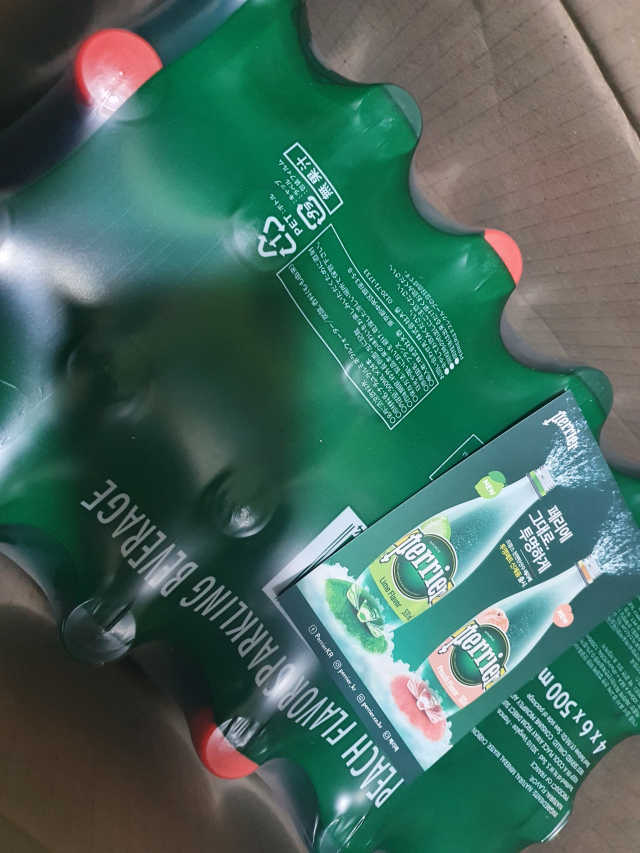 페리에 피치 500ml 투명페트 리뷰 사진