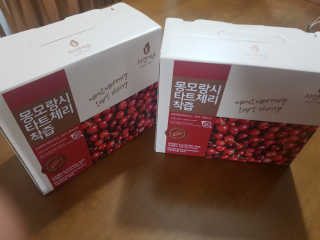 자연에온 몽모랑시 타트체리 착즙 100mL 10개입 2BOX — 5점을 준 리뷰어가 2020년 9월 올린 사용 사진