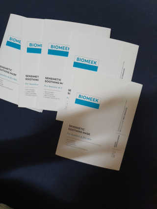바이오믹 BIOMEEK SENSIMETIC SOOTHING MASK.S — 5점을 준 리뷰어가 2020년 6월 올린 사용 사진